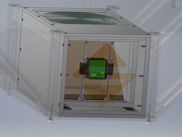3D Modeling System Design Optics Box